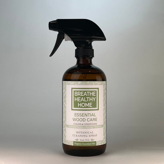 Essential Wood Care Botanical Cleaning Spray - Cleans & Conditions - 16 oz Spray Bottle